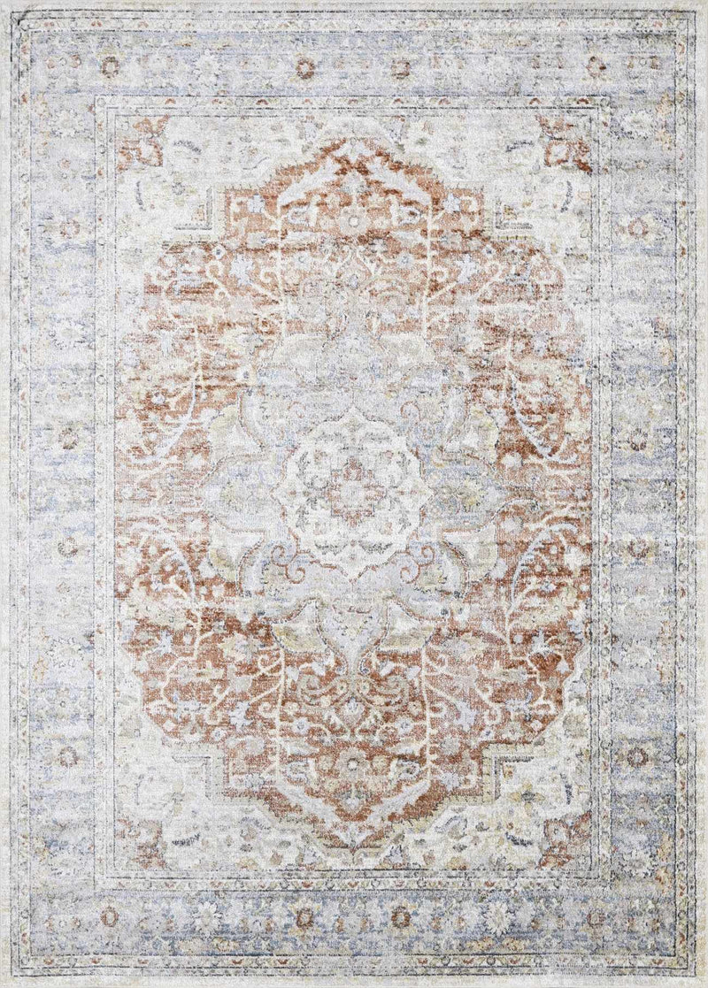 Boutique Rugs Emke flat pile washable rug in neutral tones, showcasing a soft, durable design ideal for modern living spaces.
