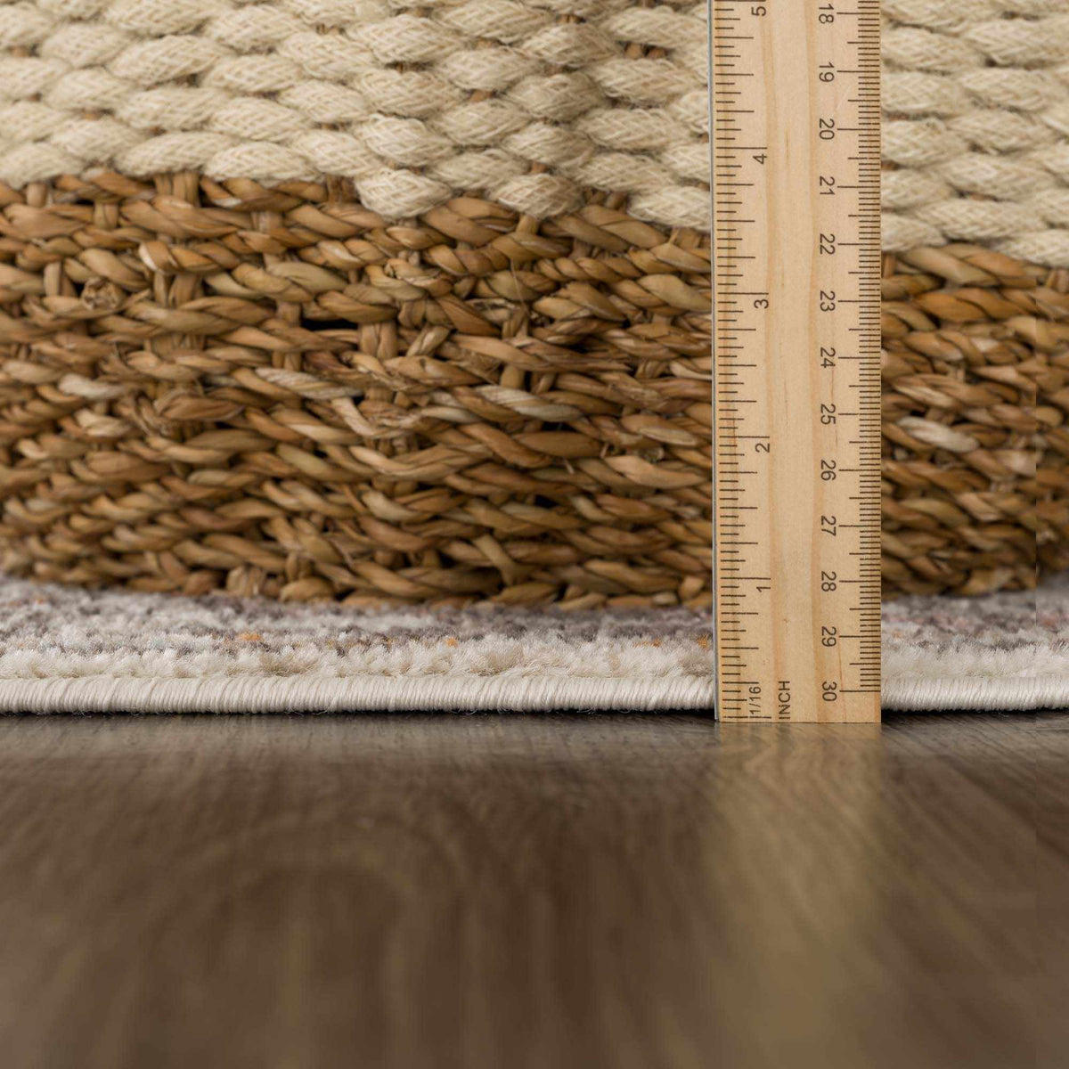 Herstmonceux area rug by Boutique Rugs with a textured pile design in neutral tones, perfect for modern living spaces.