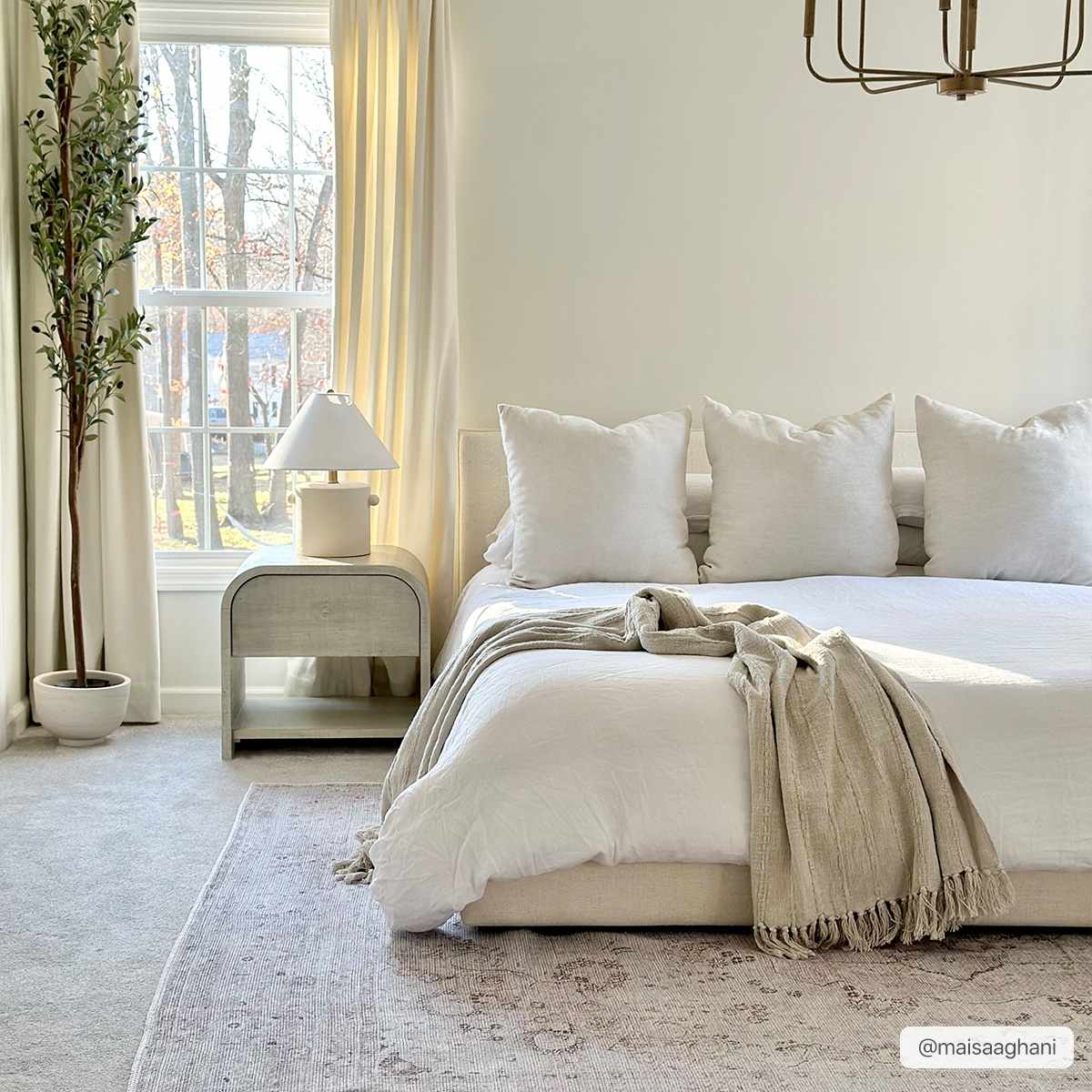 Boutique Rugs Bethany vintage flat pile washable area rug with intricate pattern in neutral tones, suitable for living room or bedroom.