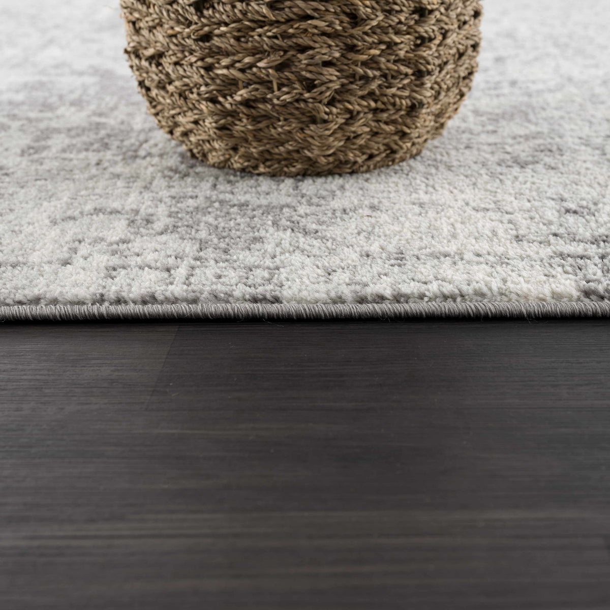 Hauteloom Rachel area rug with intricate pattern in neutral tones, perfect for living room or bedroom decor.