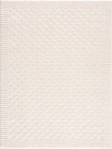 Leryn Ivory Checkered Area Rug by Boutique Rugs, featuring a classic ivory and checkered pattern on a soft woven surface.