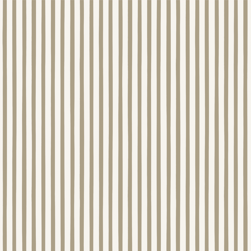 North and Finch Finn Stripe wallpaper in taupe featuring a stylish striped pattern for modern home decor.