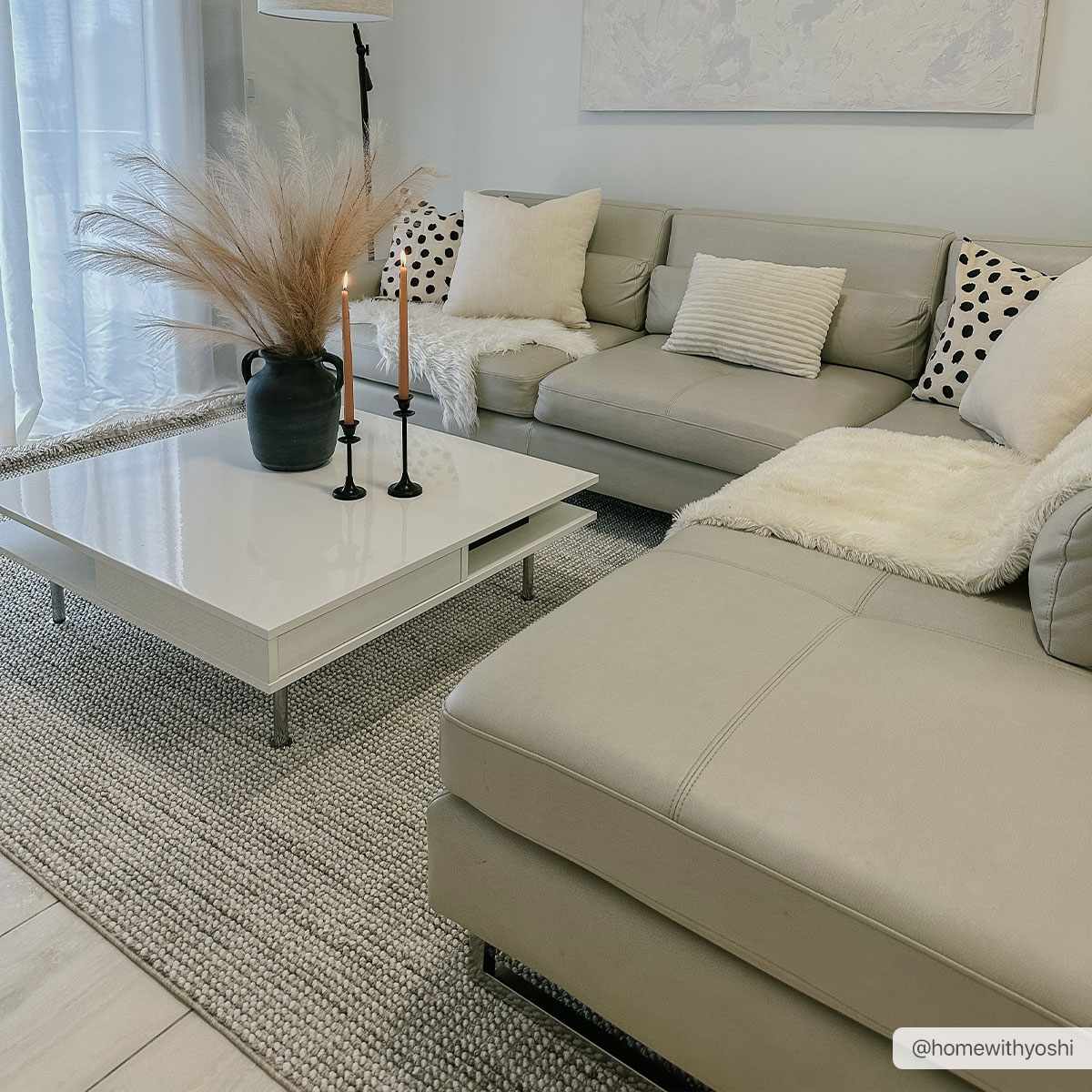 Cream Gowan area rug by Boutique Rugs featuring a soft, textured design, ideal for living rooms or bedrooms.