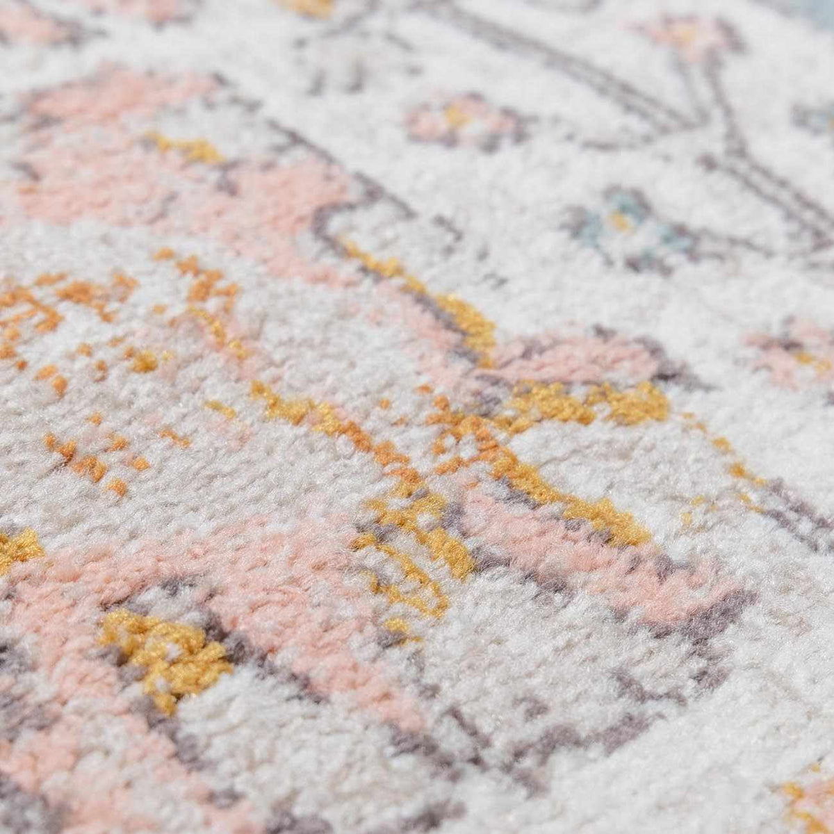 Herstmonceux Area Rug by Boutique Rugs featuring a textured, detailed pattern in neutral tones for living room decor.