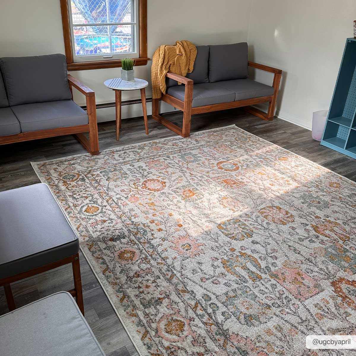 Herstmonceux area rug by Boutique Rugs, 8x10 feet, textured design in neutral tones, suitable for living room or bedroom decor.