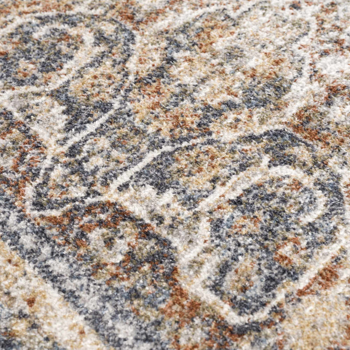 Blue washable rug by Boutique Rugs with textured pattern, showcasing soft fabric and stylish design for modern interiors.