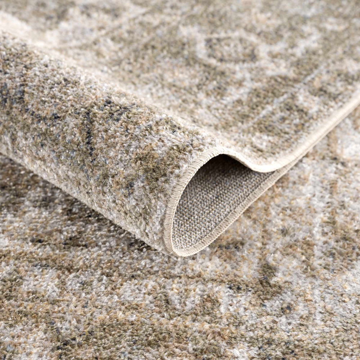 Folded Boutique Rugs Gael Boutique Washable Rug, showcasing soft, durable fabric and stylish design for home decor.
