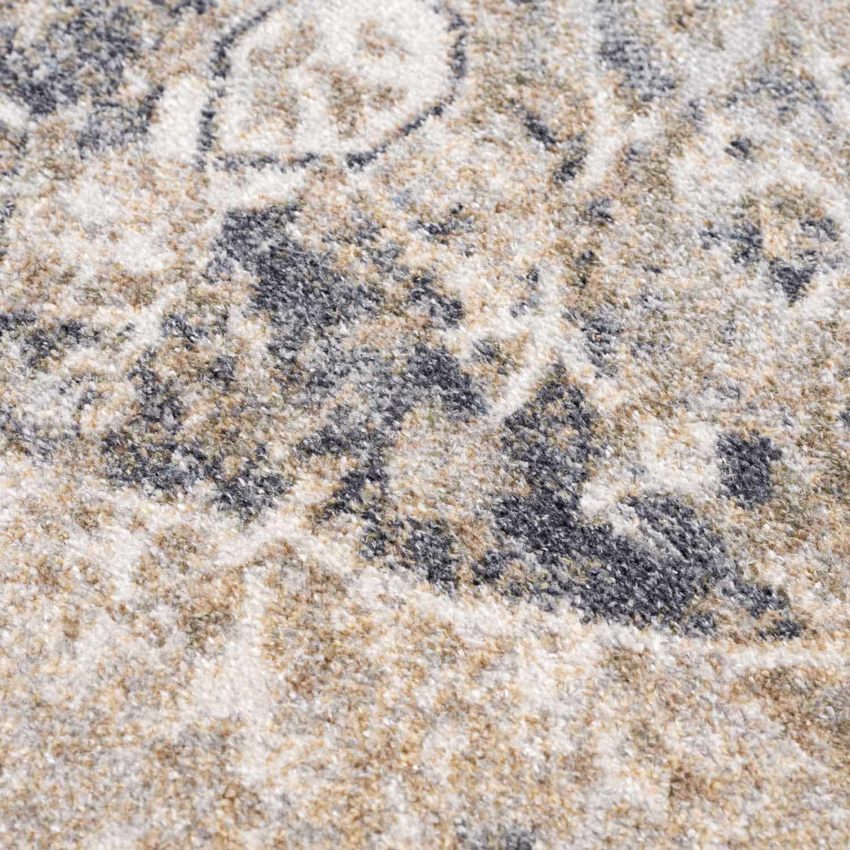 Beige washable flat pile rug from Boutique Rugs with textured surface, ideal for adding a cozy, stylish touch to any room.
