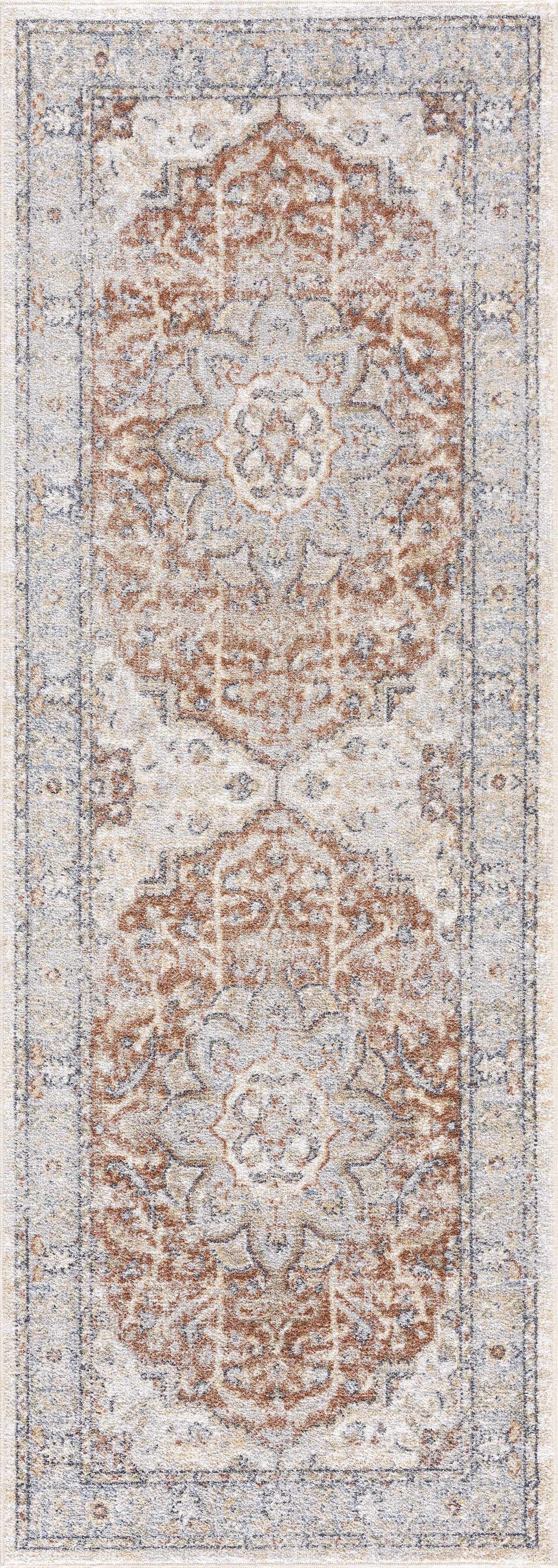 Boutique Rugs Emke flat pile washable rug with geometric design, featuring a soft, durable texture in neutral tones.