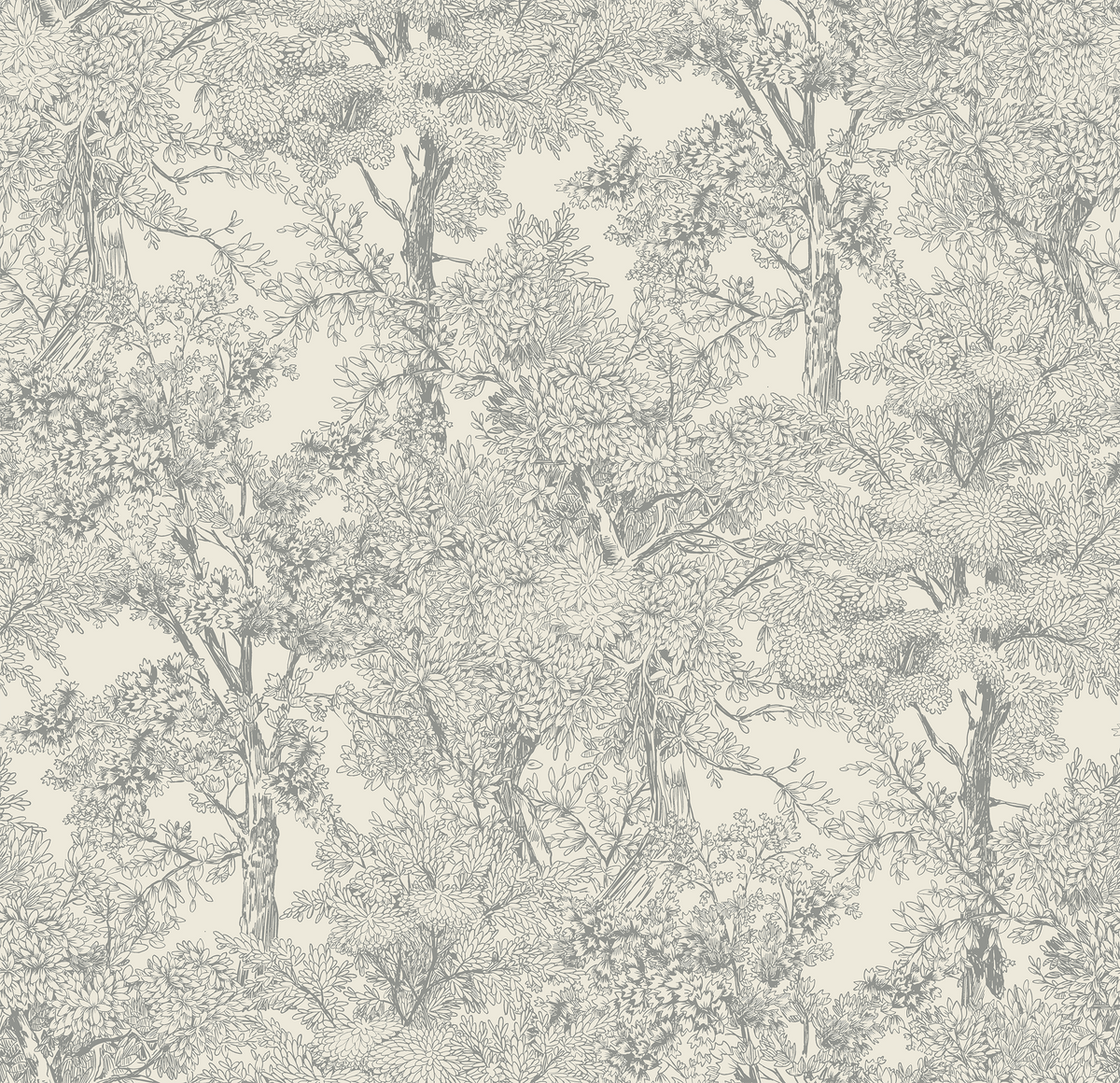 Gray Richmond wallpaper by North and Finch featuring a stylish, textured pattern suitable for modern interior decor.