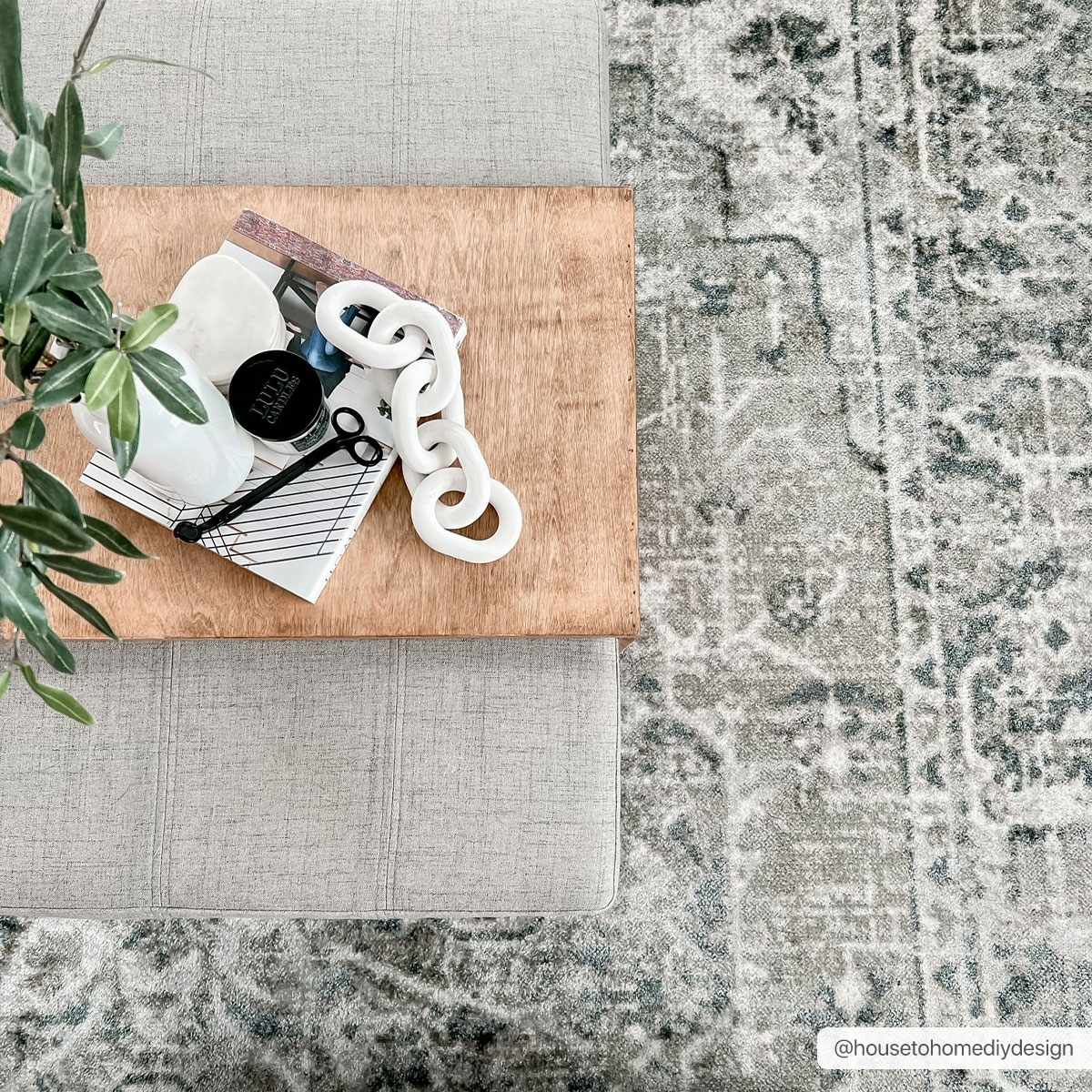 Blue washable rug from Rudoblu Boutique Rugs featuring a stylish, soft design suitable for living rooms or bedrooms.