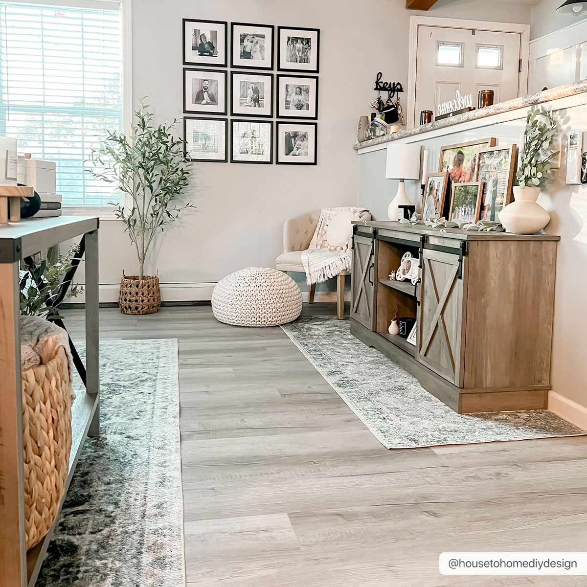 Blue washable rug from Rudoblu Boutique Rugs featuring a soft, patterned design suitable for living rooms and bedrooms.