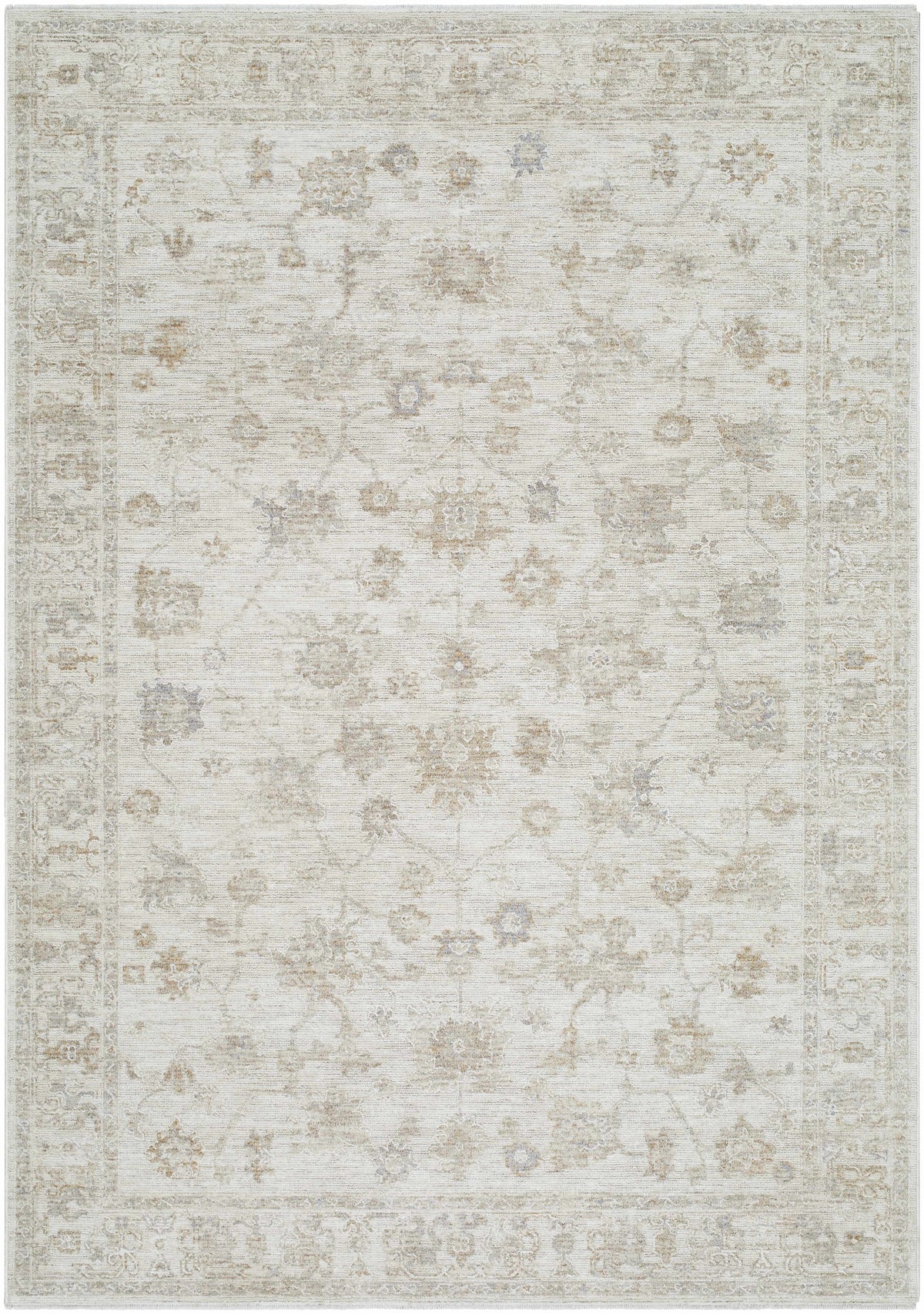 Sashi Ivory Luxe Area Rug by Boutique Rugs showing a soft, elegant ivory rug with intricate patterns and plush texture.