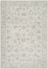 Sashi Ivory Luxe Area Rug by Boutique Rugs showing a soft, elegant ivory rug with intricate patterns and plush texture.