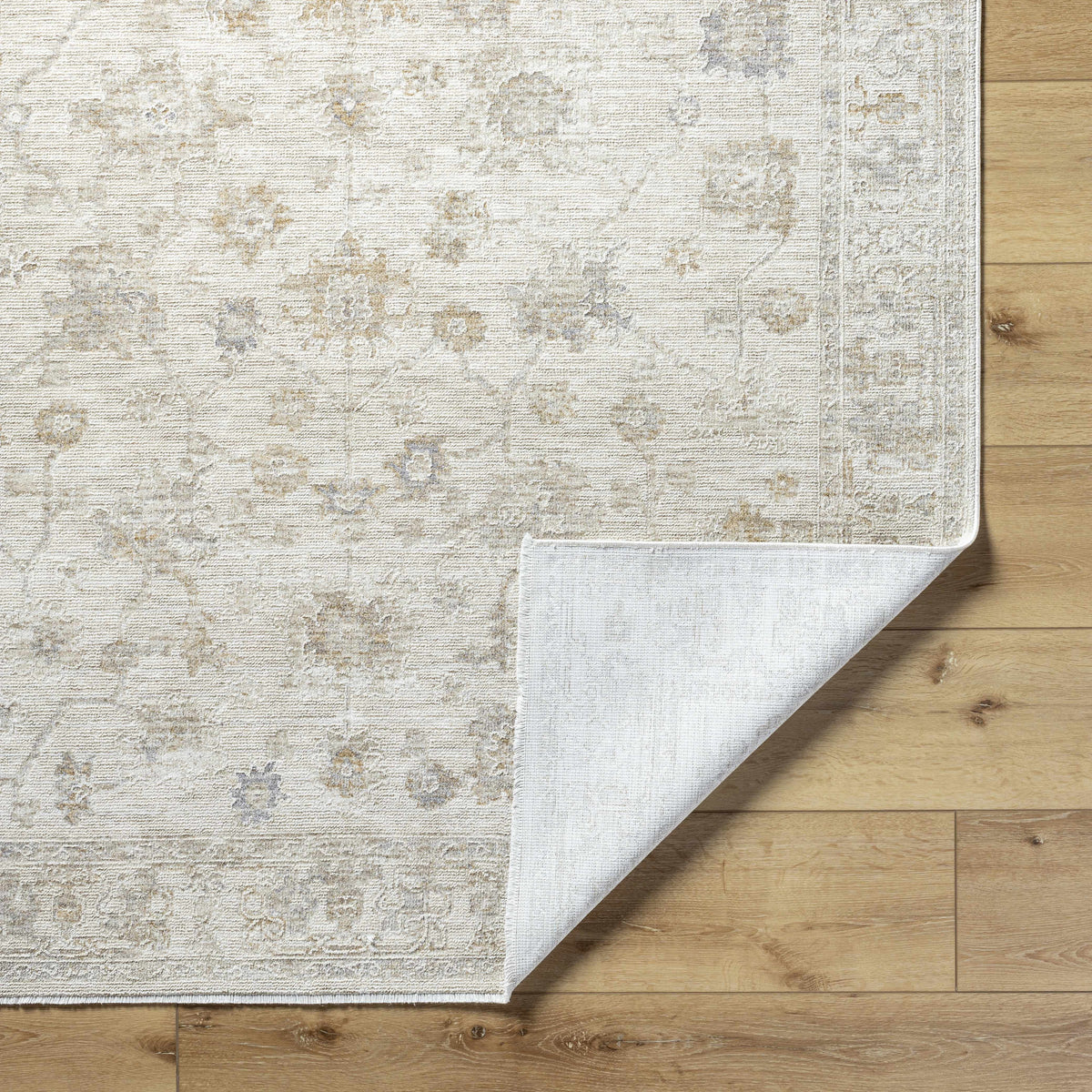 Folded Sashi Ivory Luxe Area Rug by Boutique Rugs, showcasing soft, plush texture and elegant design for sophisticated interior decor.