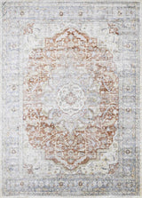 Boutique Rugs Emke flat pile washable rug in neutral tones, showcasing a soft, durable design ideal for modern living spaces.