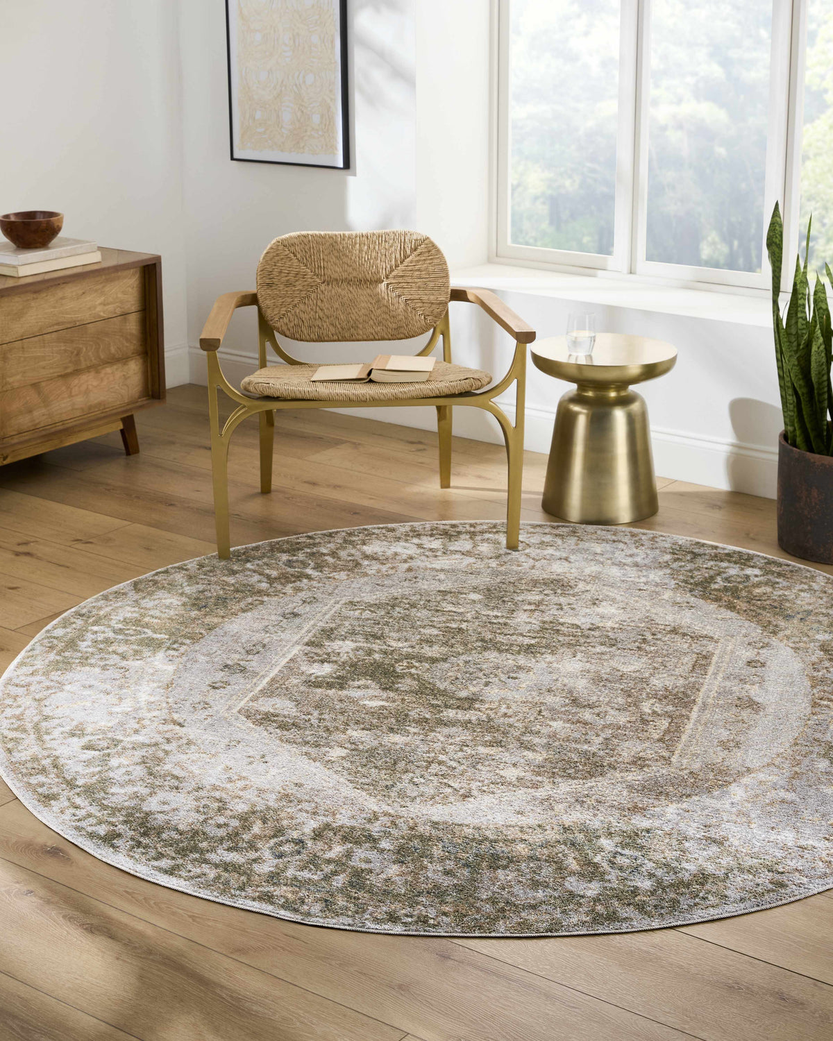 Boutique Rugs Gael Boutique washable rug in a cozy living room setting, featuring a patterned design and soft texture.