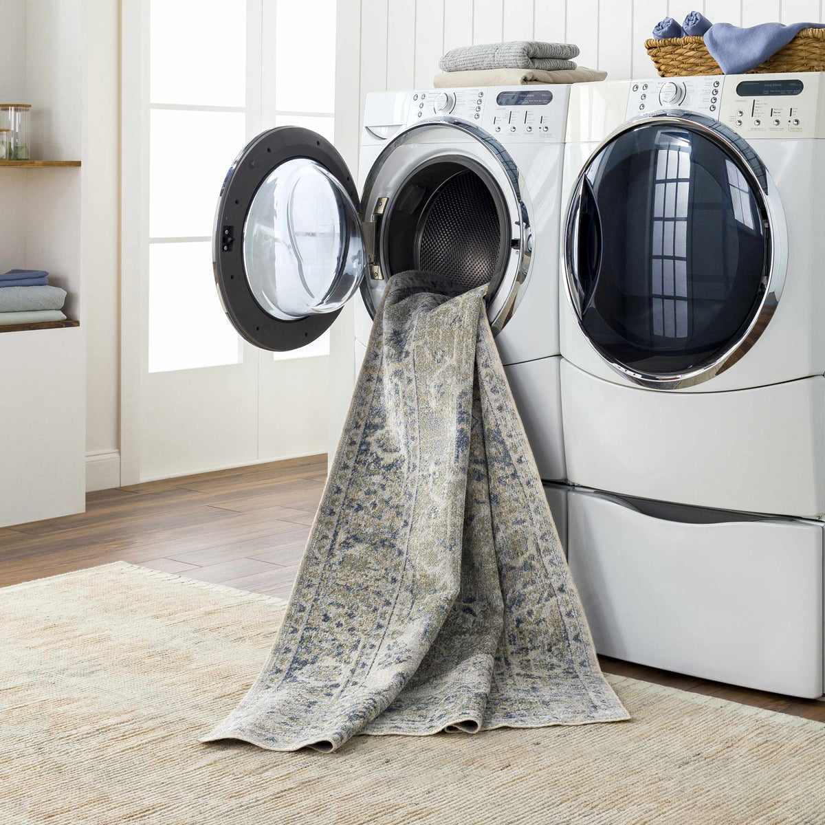 Boutique Rugs washable Rudoblu Boutique rug with intricate patterns and soft texture, ideal for living room or bedroom decor.