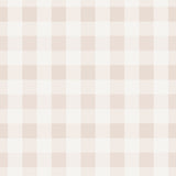 North and Finch Tate Plaid wallpaper in oat color, featuring a classic plaid pattern suitable for stylish home decor.