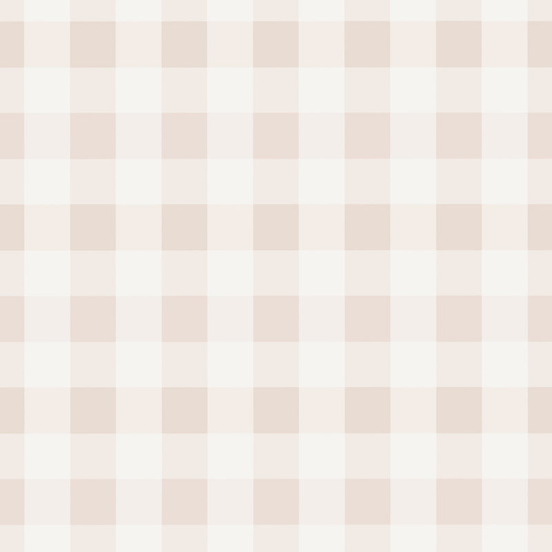 North and Finch Tate Plaid wallpaper in oat color, featuring a classic plaid pattern suitable for stylish home decor.
