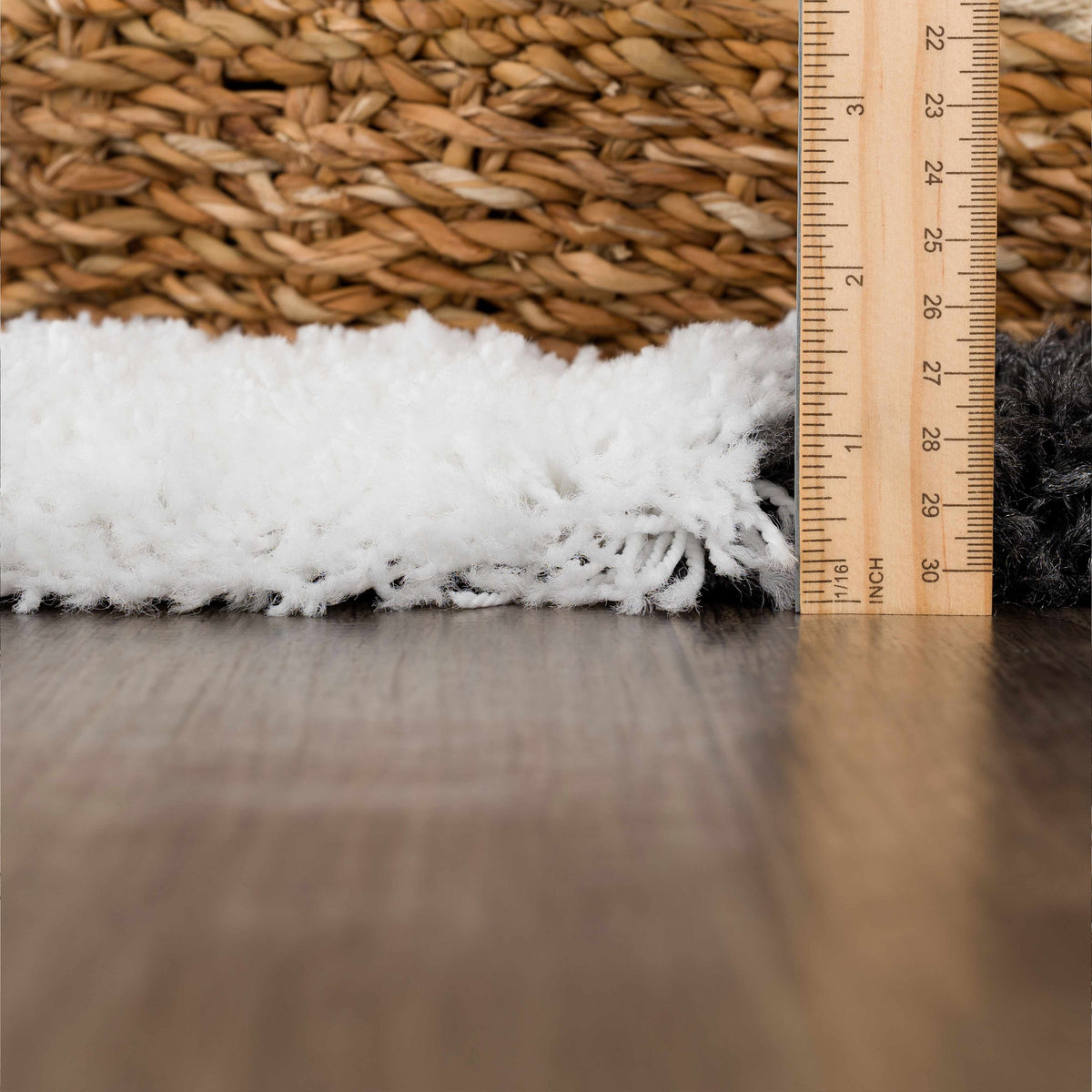 Black and white checkered area rug by Boutique Rugs, featuring a stylish geometric pattern and soft pile texture.