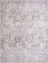 Decorative washable Parkerfield area rug by Boutique Rugs featuring a modern design in neutral tones.