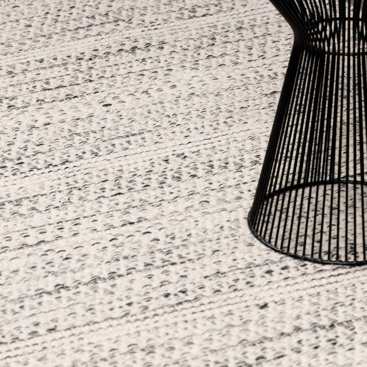 Williford Wool Area Rug by Hauteloom featuring a textured, patterned design in neutral tones, perfect for living room or bedroom decor