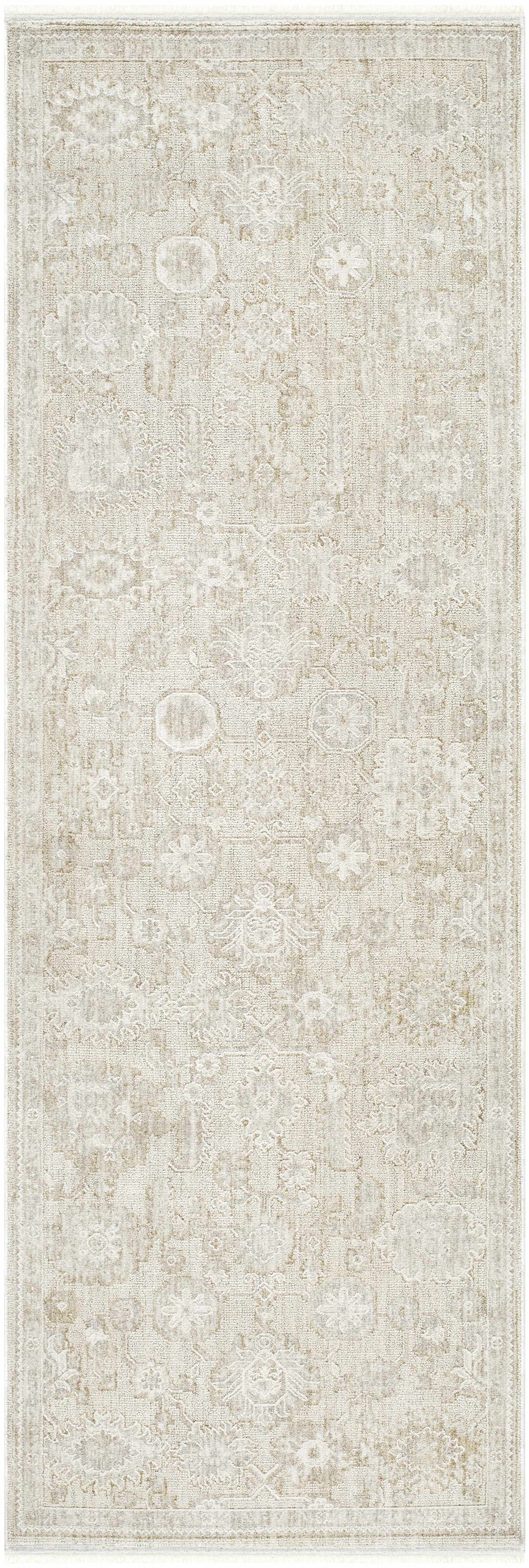 Boutique Rugs Yonca Luxe Rug with intricate pattern, soft texture, and neutral colors, perfect for adding elegance to any room.