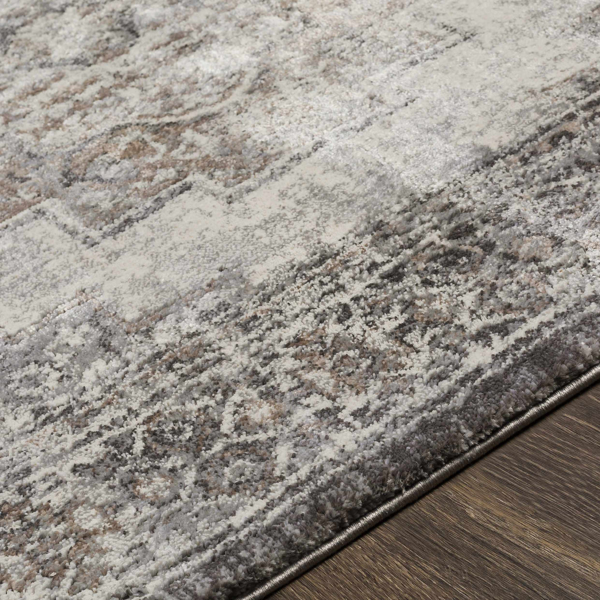 Boutique Rugs charcoal Luxe thick area rug with textured cabay design, showcasing plush, soft pile ideal for modern living spaces.