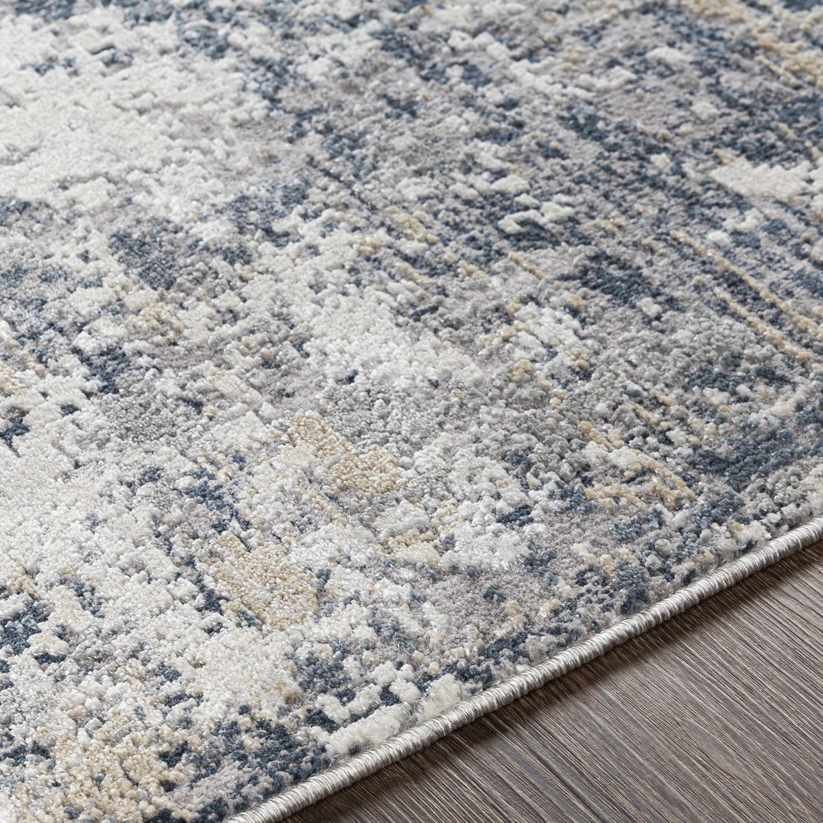 Textured Islington Luxe Area Rug by Boutique Rugs in a neutral tone, showcasing its soft, plush surface and intricate pattern.