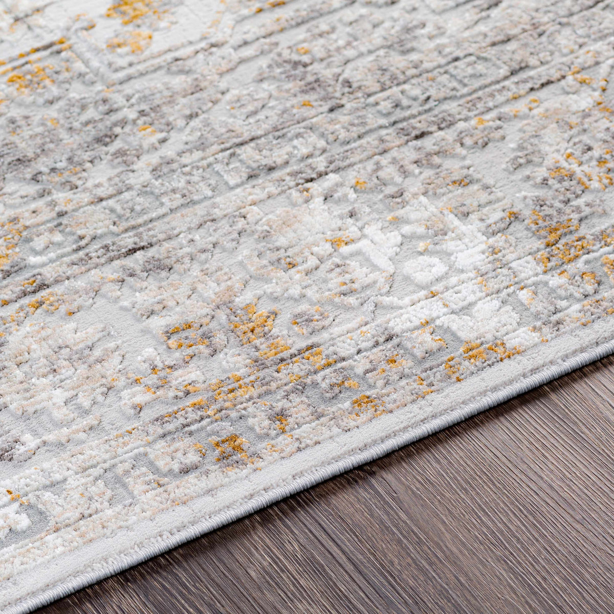 Kolin Textured Luxe Area Rug by Boutique Rugs featuring a plush, textured design in neutral tones suitable for living spaces.