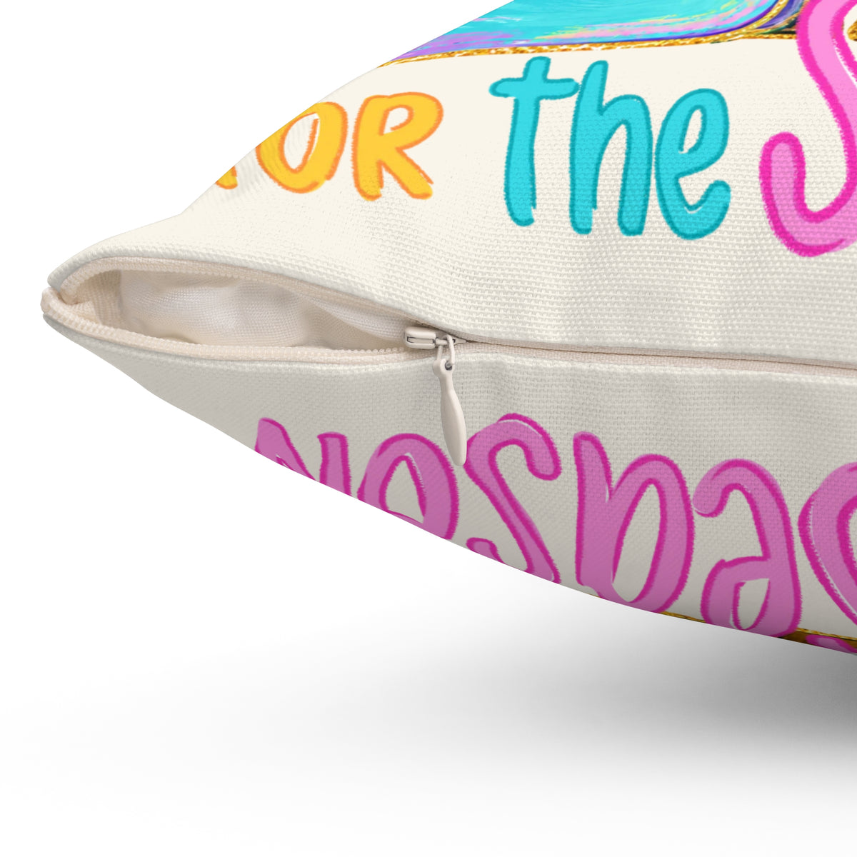 Jesus Is the Reason for the Season Christmas throw pillow by Kraft Paper Scissors, featuring nativity-themed home decor.