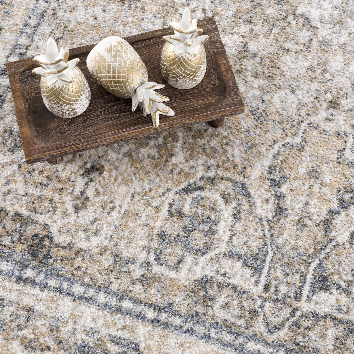 A washable rug from Arias Boutique Rugs featuring a stylish, patterned design suitable for modern home decor.