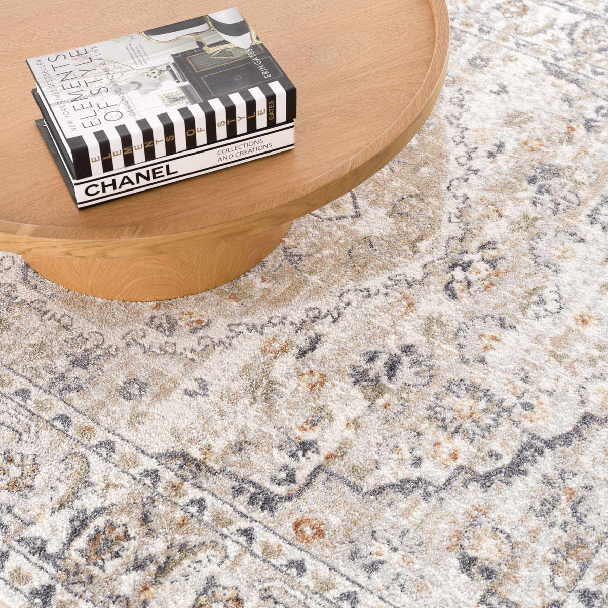Boutique Rugs Hiti Cream flat pile washable rug with a soft, neutral design ideal for modern living spaces.