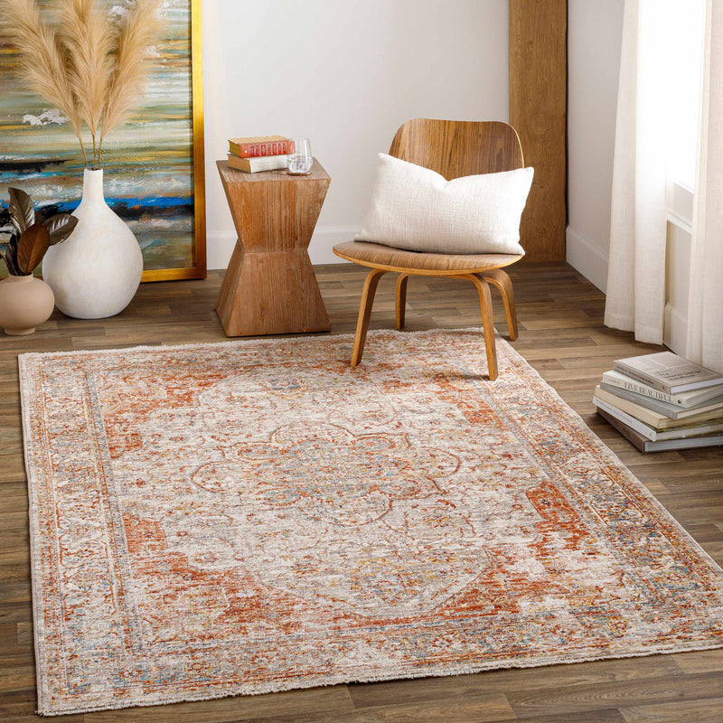 Marieville Luxe Performance Rug by Boutique Rugs displayed in a stylish living room setting, showcasing its elegant design and texture.