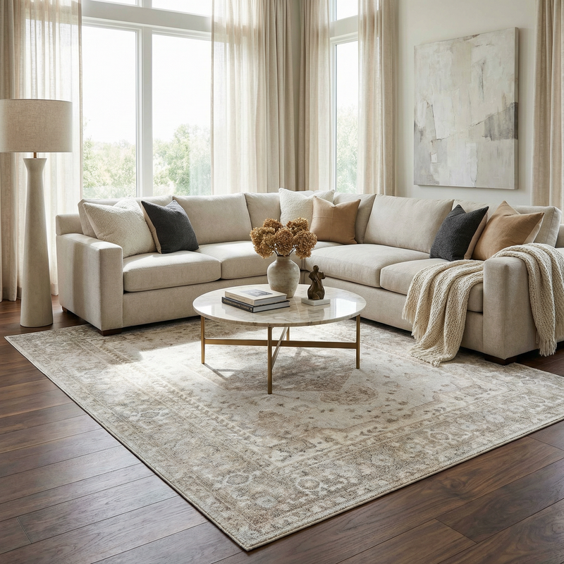Colorful Gael Boutique Washable Rug from Boutique Rugs, showcasing vibrant geometric patterns and soft, durable fabric.