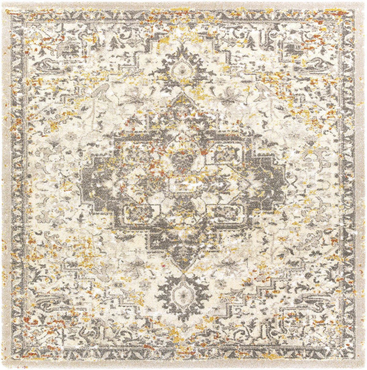 Luxury Stockwell Thick Luxe Rug by Boutique Rugs with plush, textured surface in a square shape.
