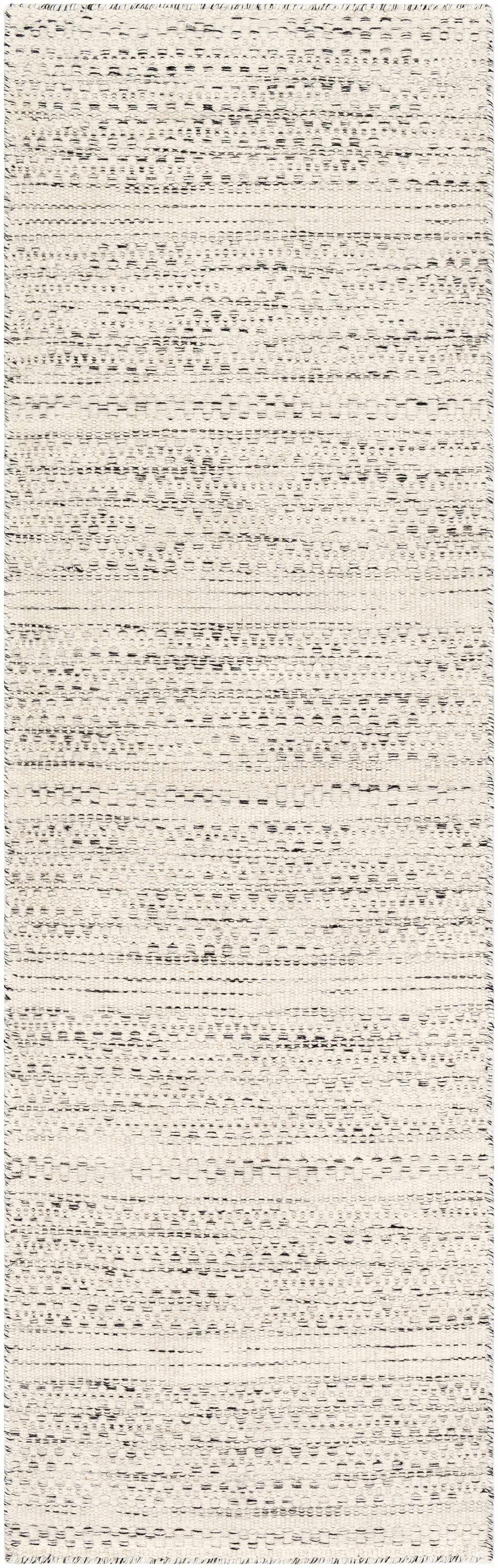 Williford Wool Area Rug by Hauteloom featuring a textured, patterned design in neutral tones for cozy, stylish home decor.